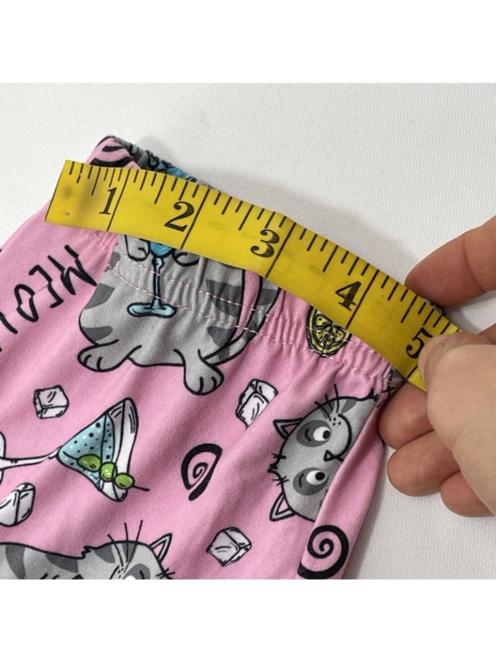 Briefly Stated Cat Lady Pajama Pants Women XL 16/18 Cocktail Drink Casual Lounge - Picture 8 of 12